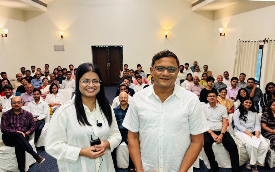 Two speakers at a TiE Nagpur event